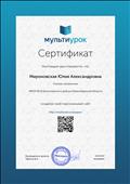 Сертификат о создании сайта (мультиурок)-15.02.2017